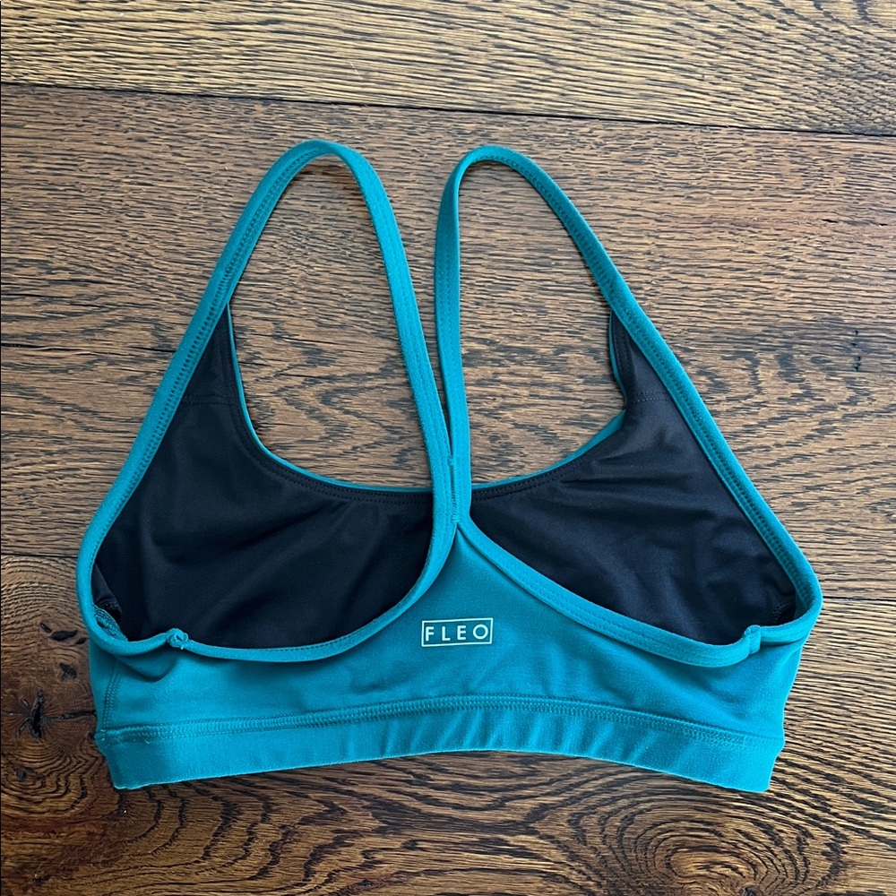 FLEO  Cami Sports Bra Teal - Picture 2 of 2